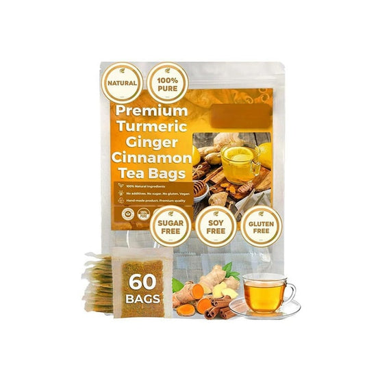 100% Natural Turmeric Ginger Cinnamon Tea