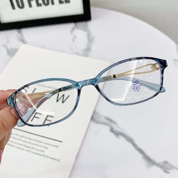 🎁WOMEN'S FASHION LIGHTWEIGHT METAL ANTI-BLUE LIGHT READING GLASSES