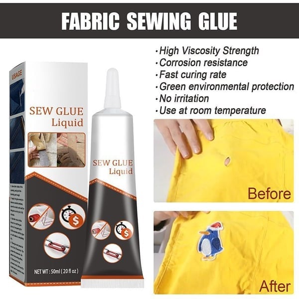 (Hot Sale- 48% OFF) 🔥CLOTH REPAIR SEW GLUE